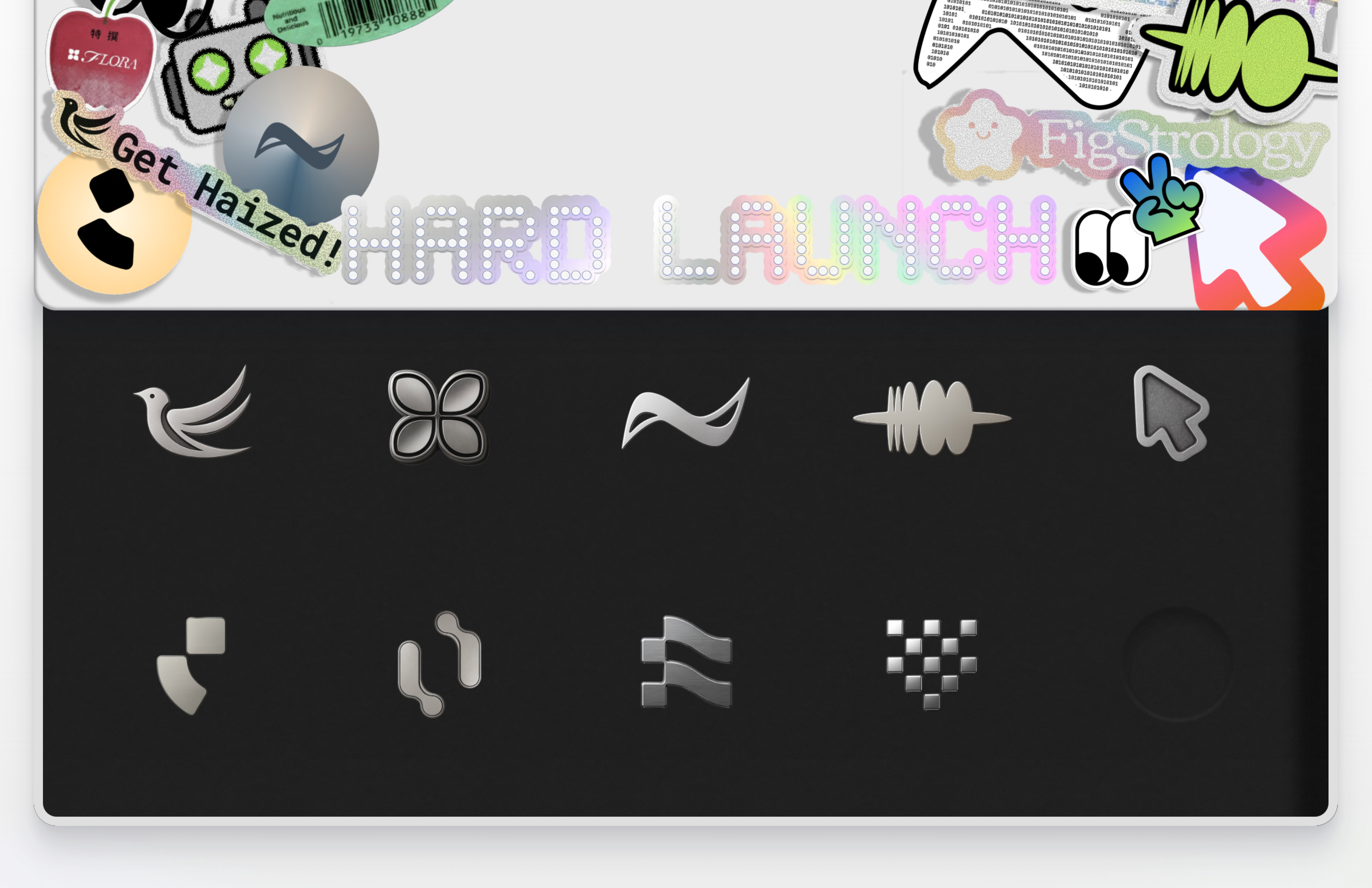 Hard Launch branding and graphics exploration